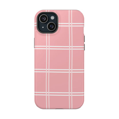 Impact-Resistant Phone Case -Girly Plaid