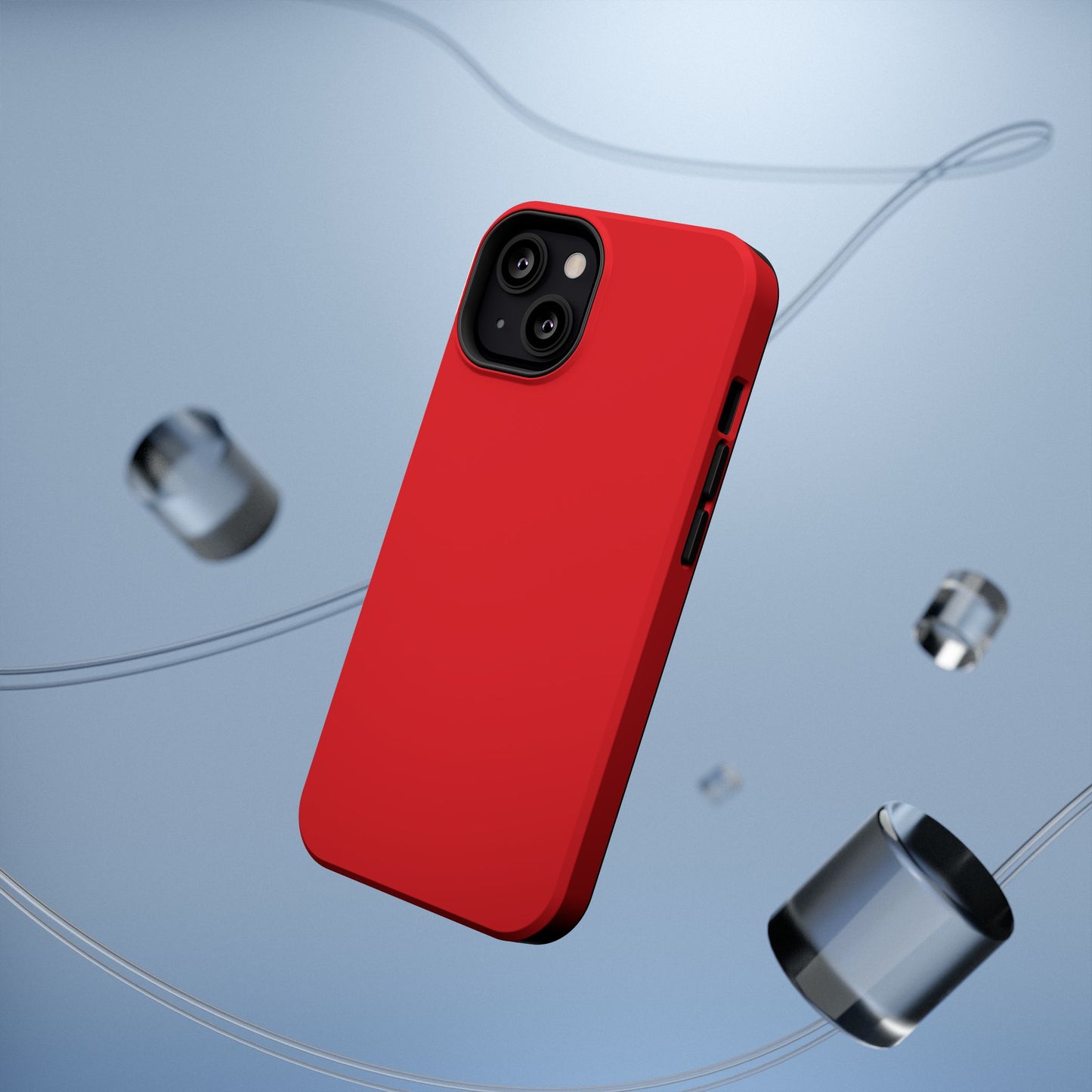 Impact-Resistant Phone Case - Lipstick Red