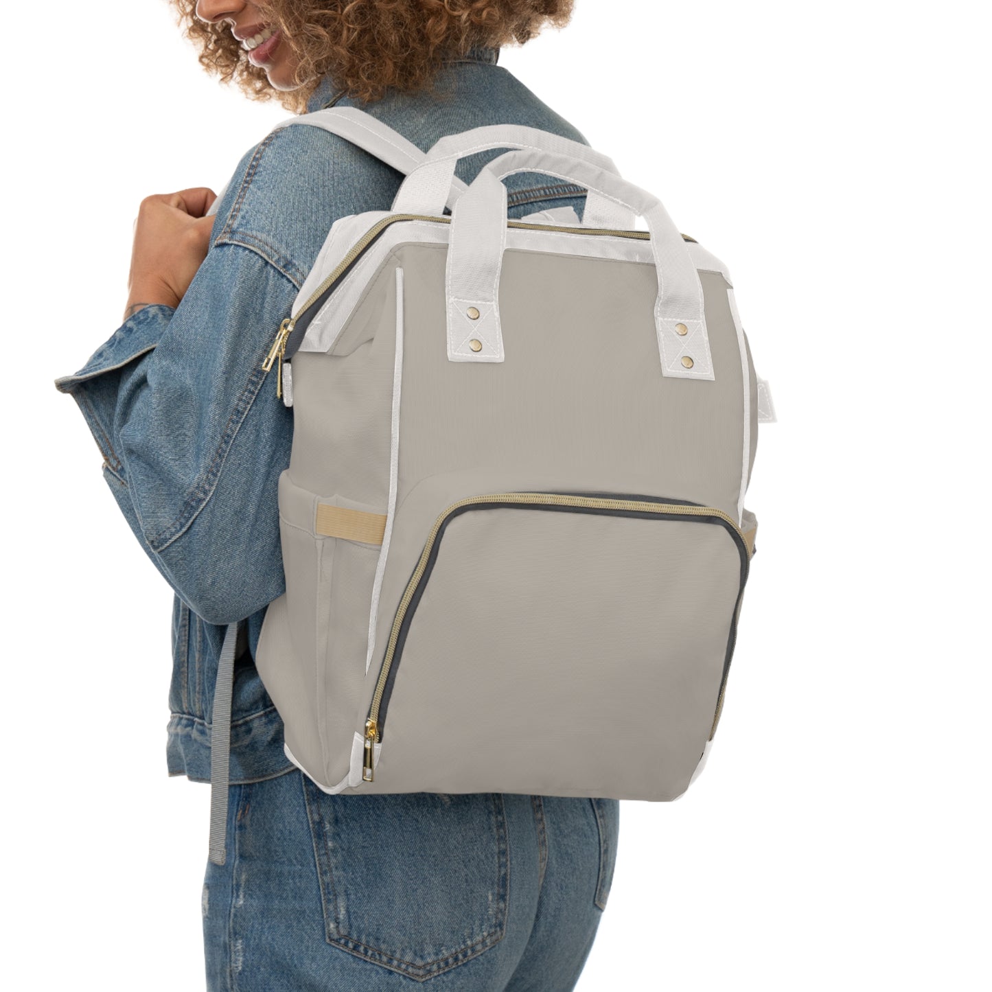 Neutral Multifunctional Diaper Backpack-Burch/Cream