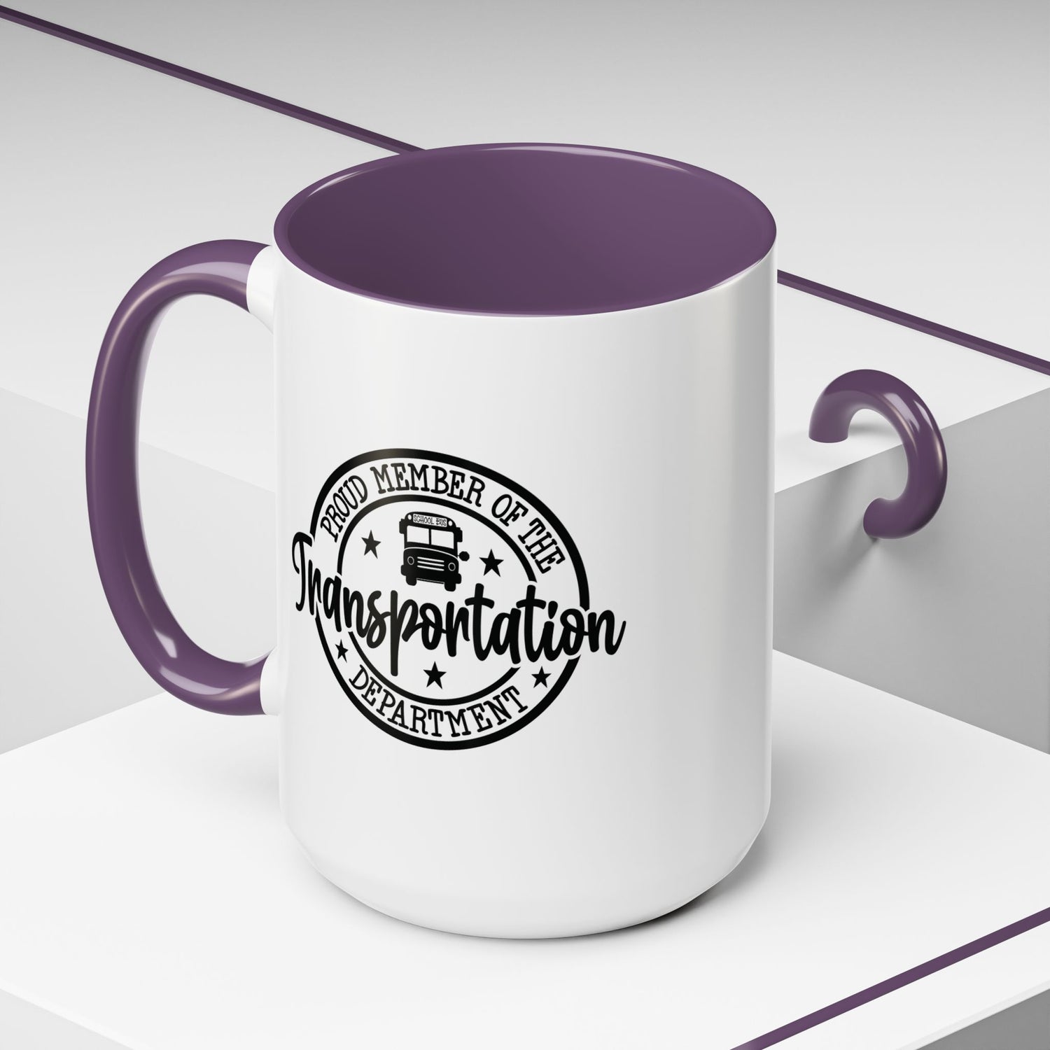 Transportation Department Coffee Mug, Proud Member Mug, Gift for Drivers, Transportation Lover Gift, Fun Coffee Cup, Tea and Coffee Mug