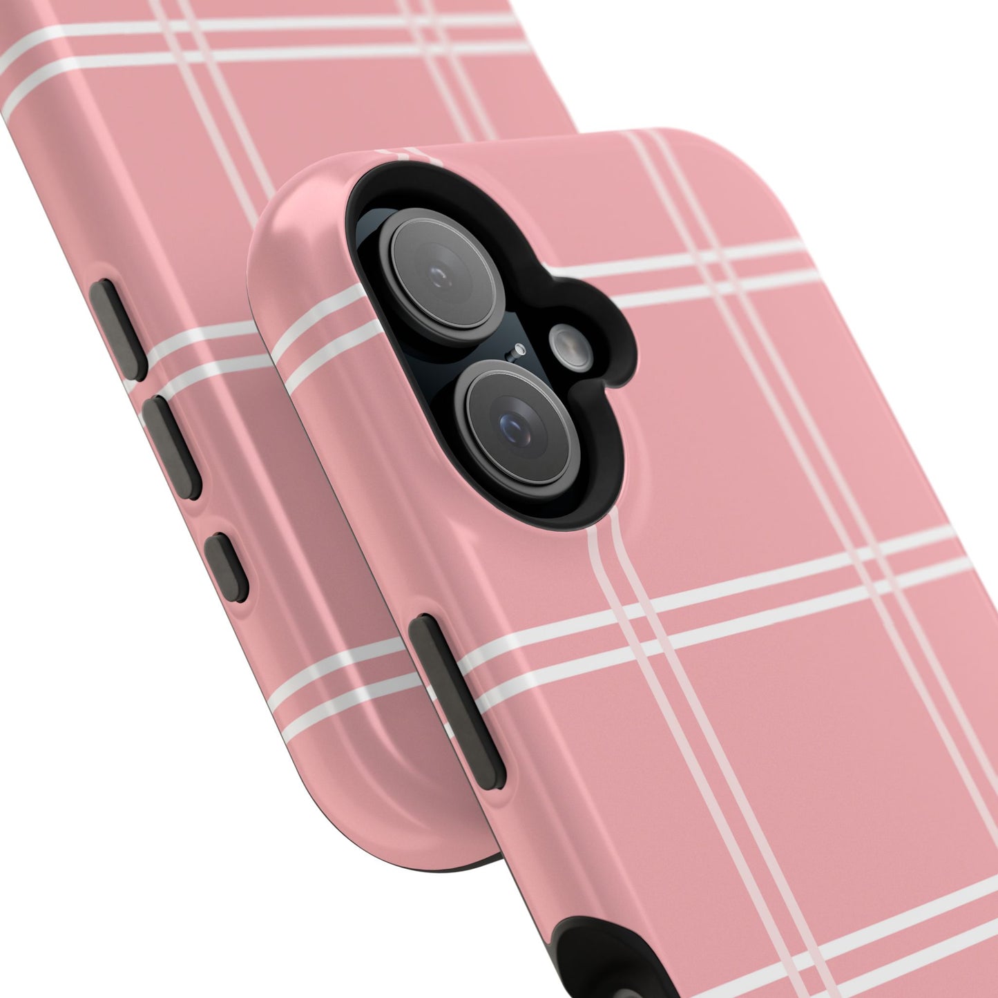 Impact-Resistant Phone Case -Girly Plaid