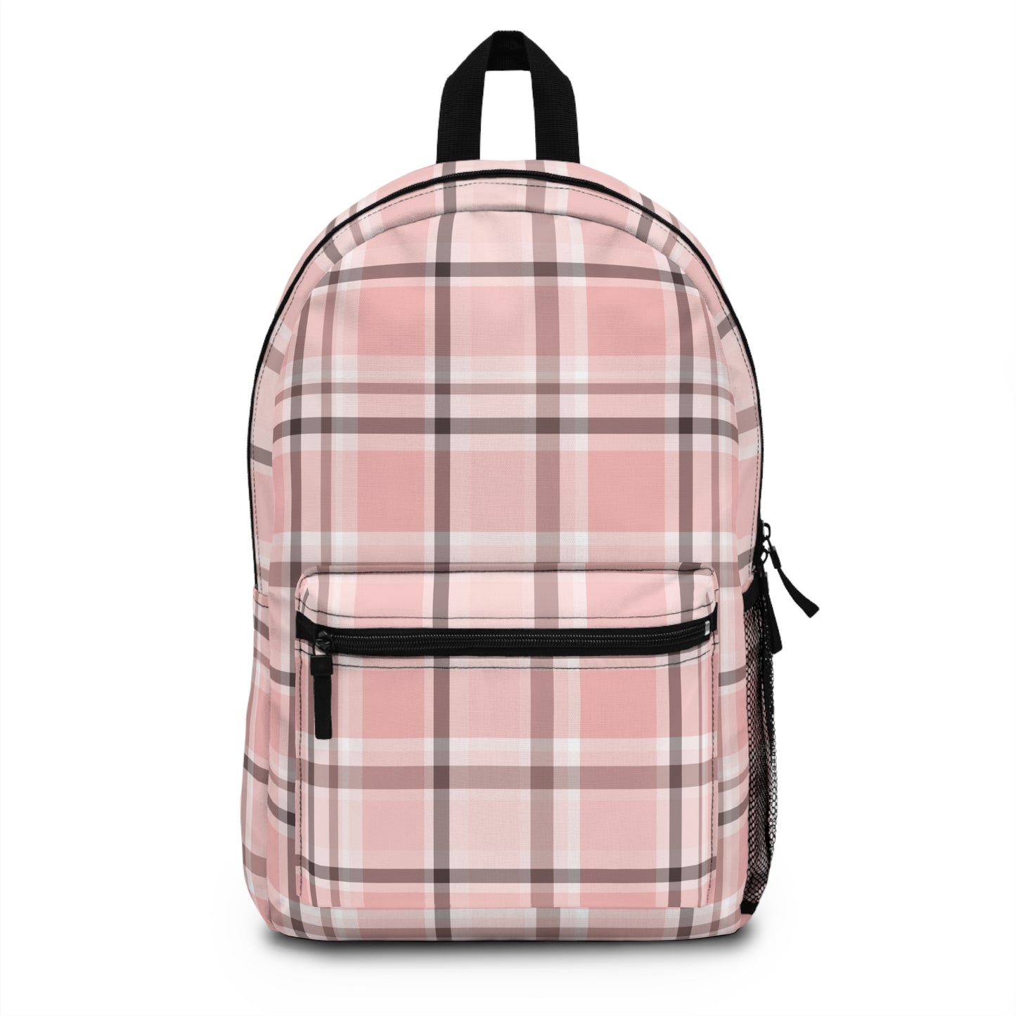 Backpack- Pink Chocolate Plaid