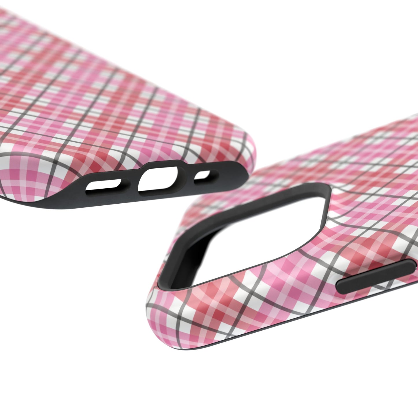 Impact-Resistant Phone Case - Valentine Plaid