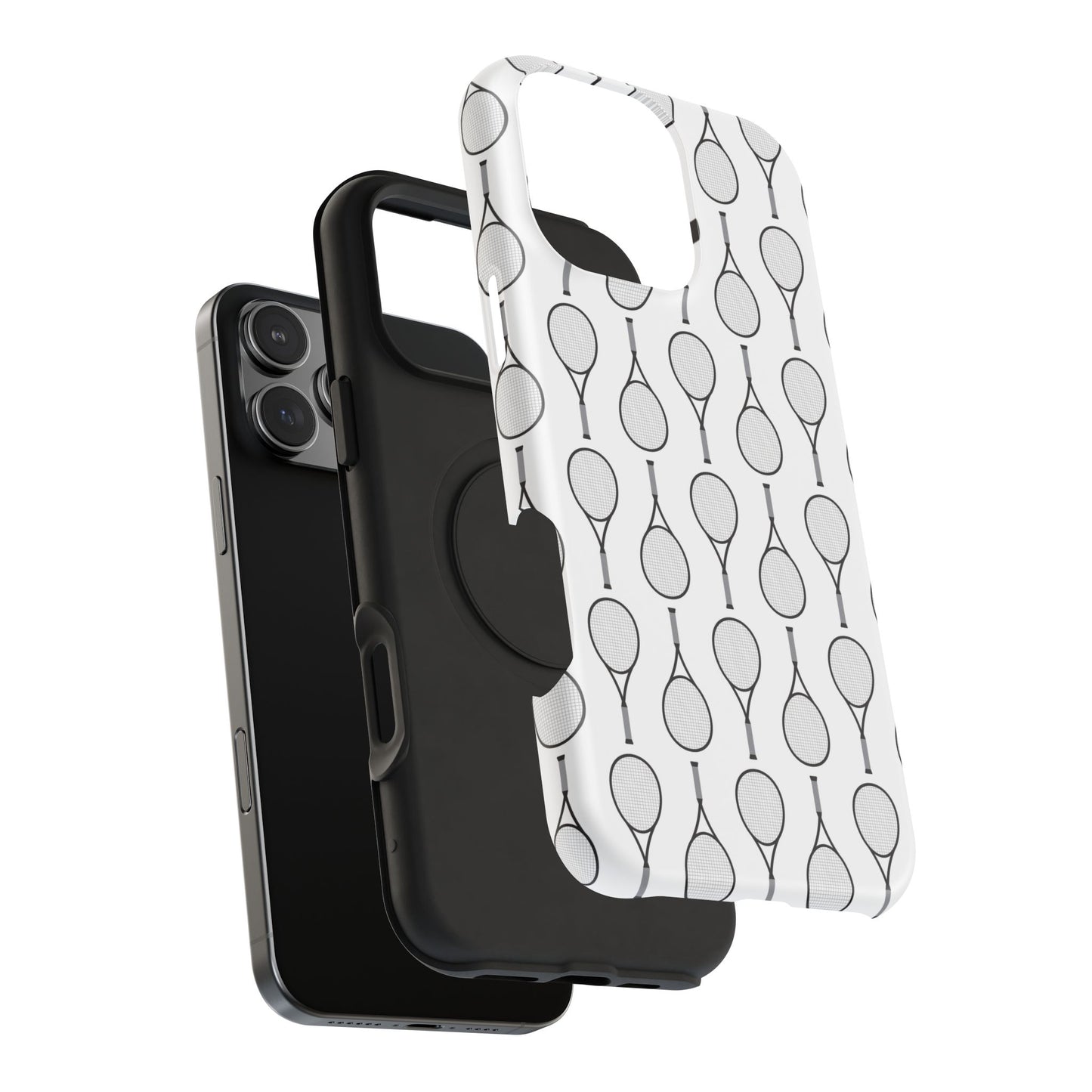 Impact-Resistant Phone Case- Tennis Racquets