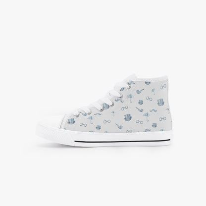 Boys London Gentleman Kid’s High-Top Canvas Shoes