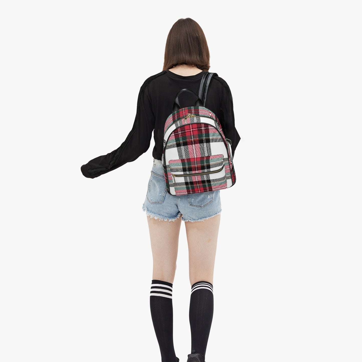 Backpack Purse- Holiday Tartan Plaid