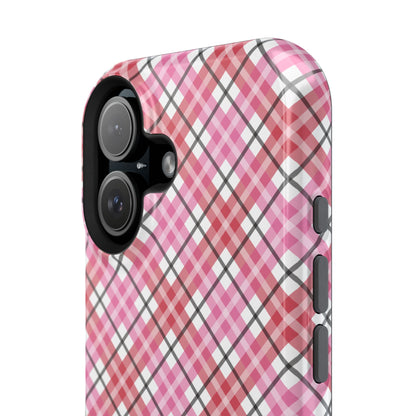 Impact-Resistant Phone Case - Valentine Plaid