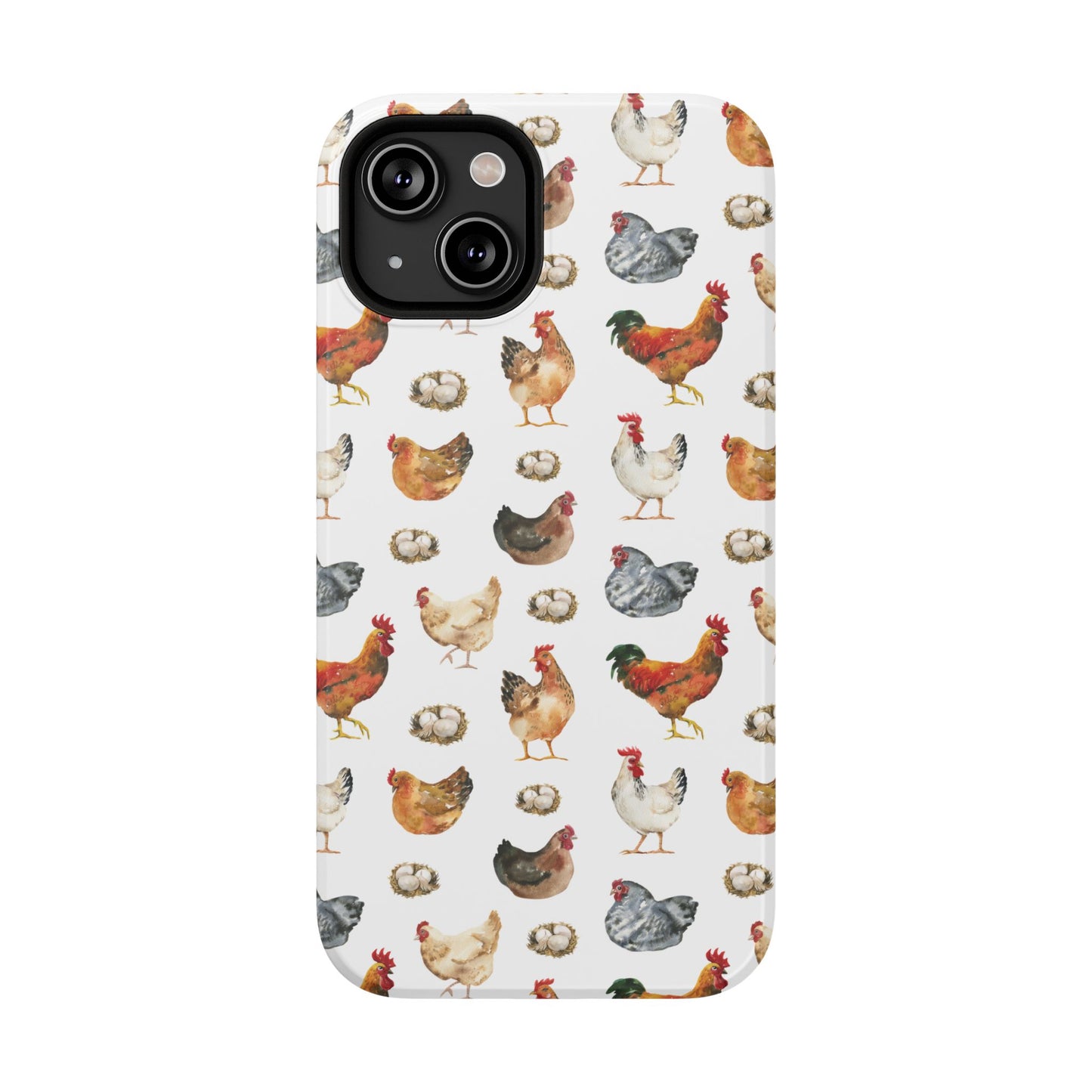 Impact-Resistant Phone Case - Chicken Love