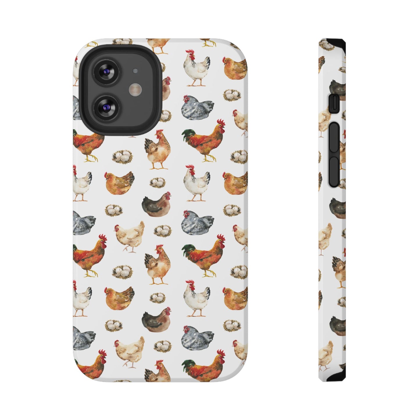 Impact-Resistant Phone Case - Chicken Love