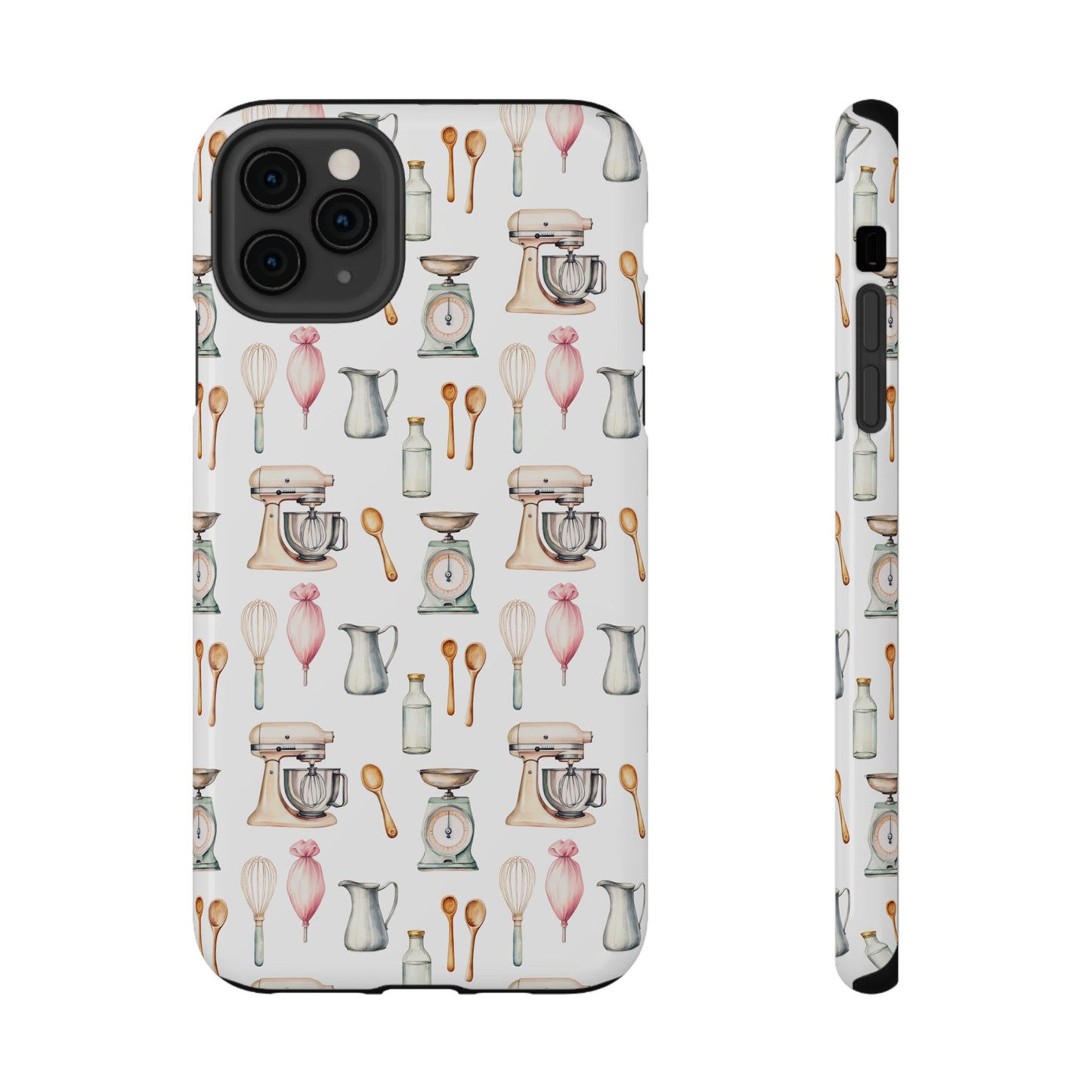 Impact-Resistant Phone Case- Watercolor Baker