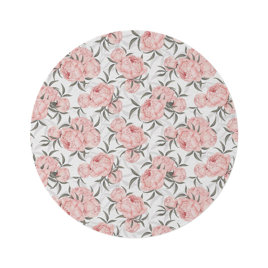 Round Rug Floral Dreams