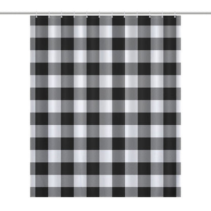 Lightweight Shower Curtain-Buffalo Plaid