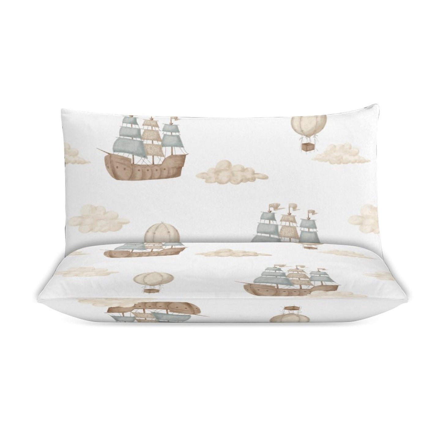 Boy Pirate Ship Clouds 3-Piece Bedding Set-86"×70" Twin Duvet Cover Set Free Shipping
Free Shipping