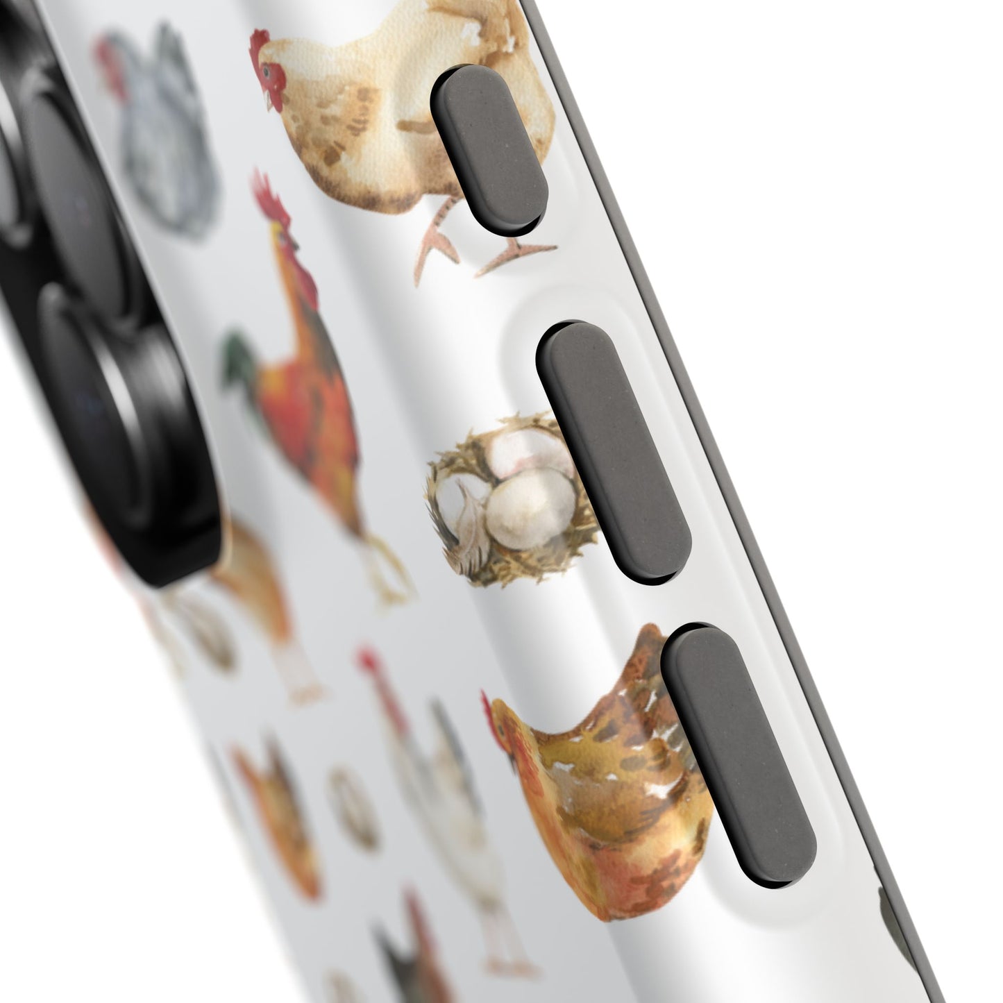 Impact-Resistant Phone Case - Chicken Love