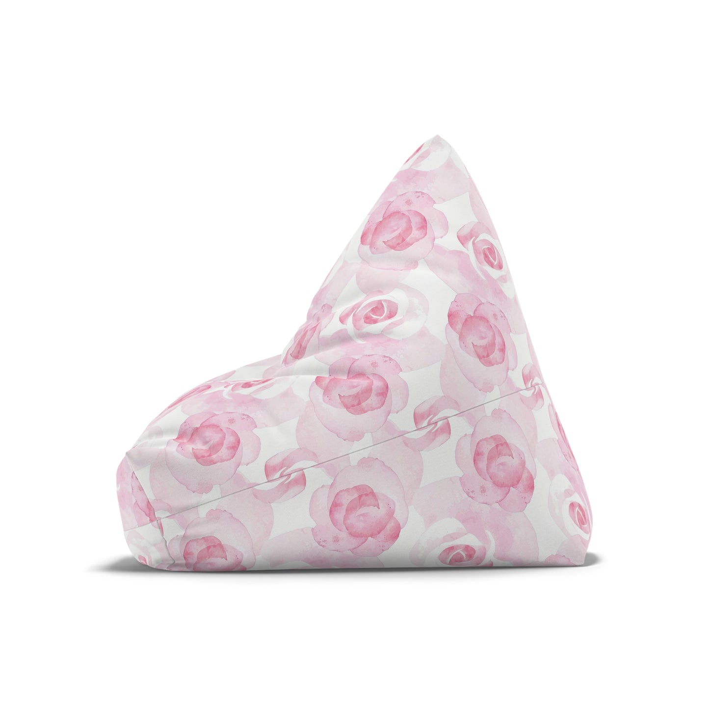 Watercolor Roses Bean Bag Chair Cover