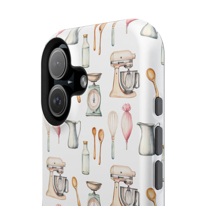 Impact-Resistant Phone Case- Watercolor Baker