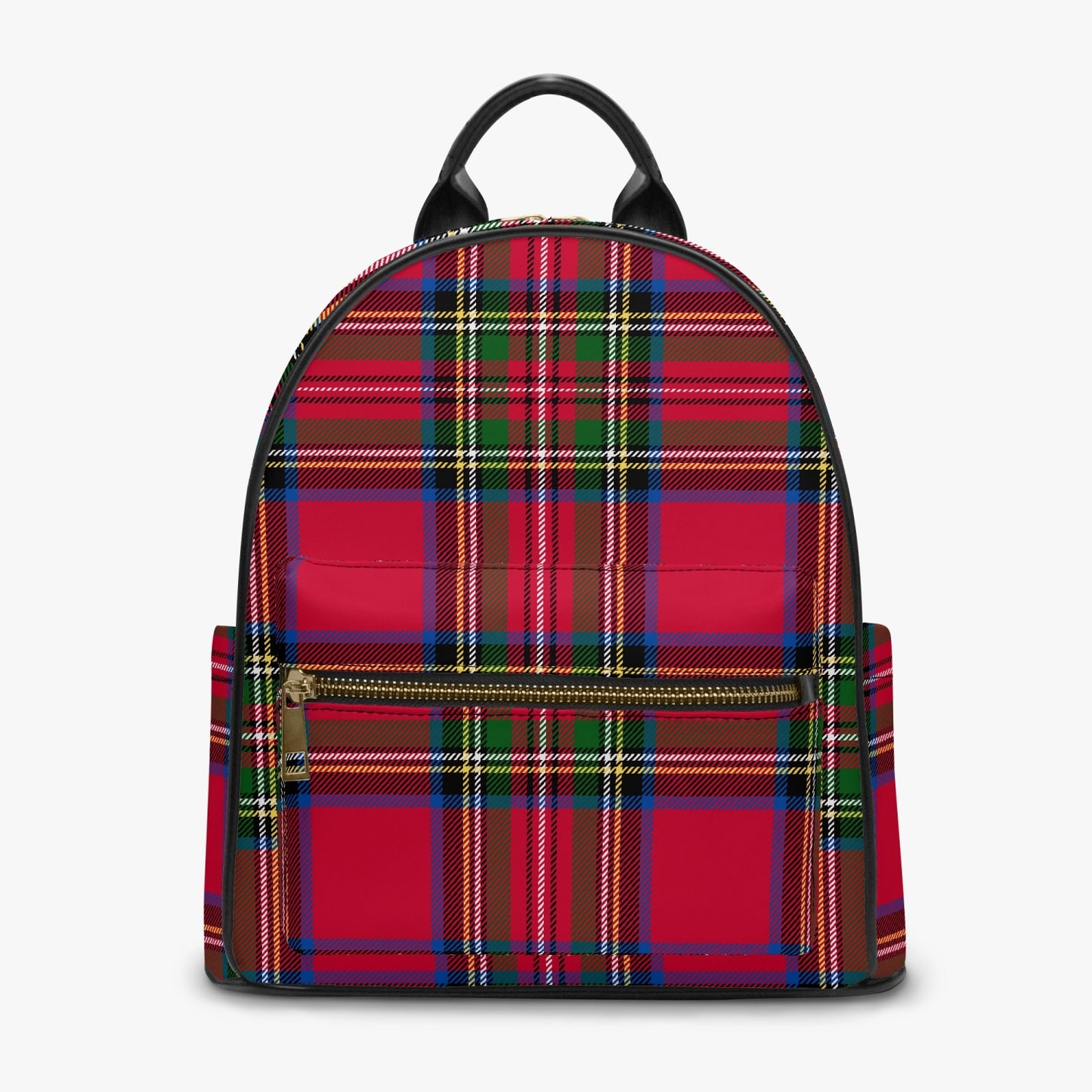 Backpack Purse- Tartan Plaid Red