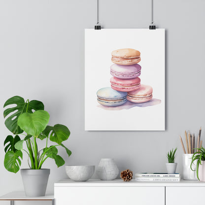 Giclée Art Print Watercolor Candy Land Macaron