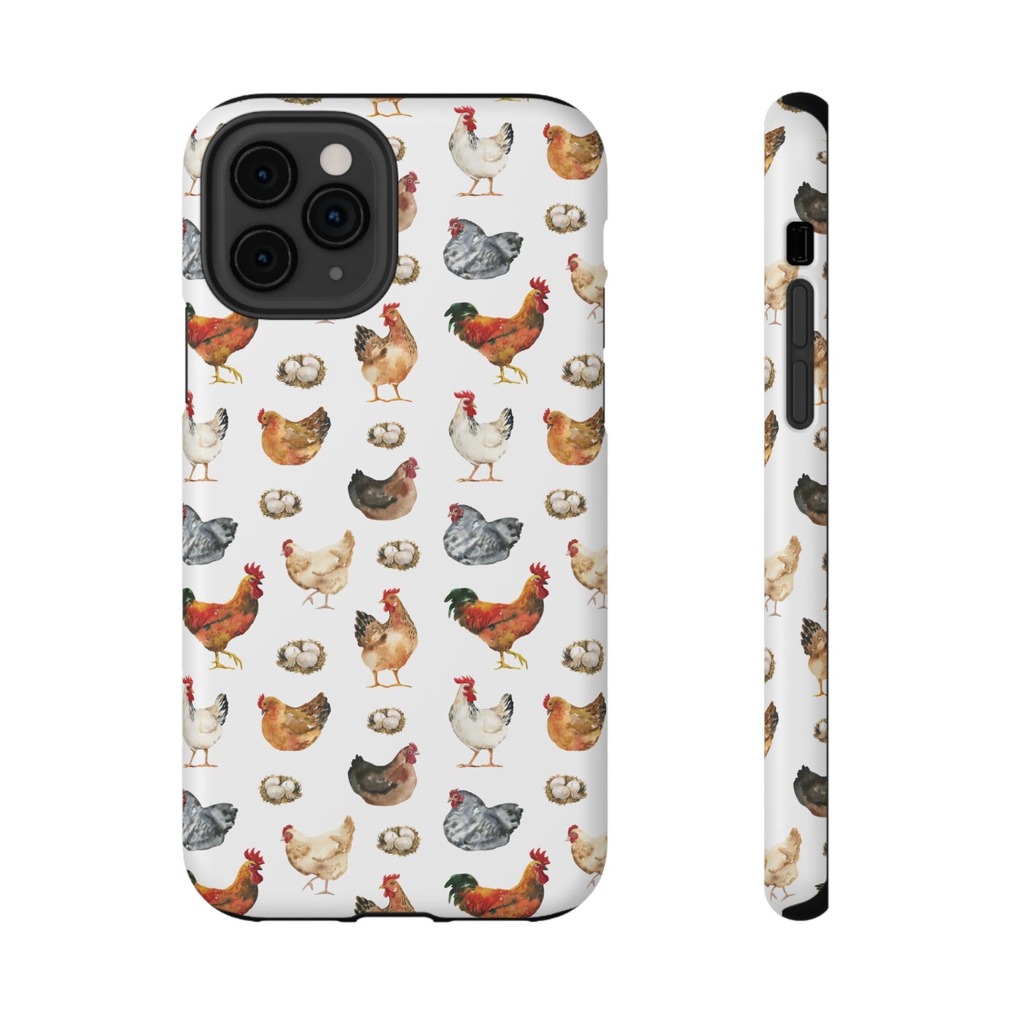 Impact-Resistant Phone Case - Chicken Love