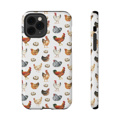 Impact-Resistant Phone Case - Chicken Love