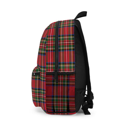 Backpack- Red Tartan Plaid