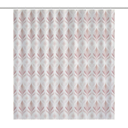 Lightweight Shower Curtain-Boho Creamy Pink