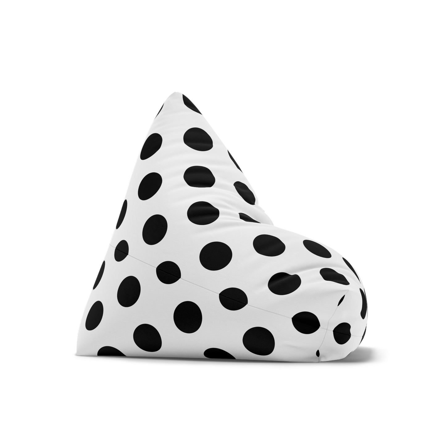 Black and White Polka Dot Bean Bag Chair Cover