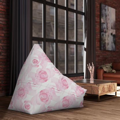 Watercolor Roses Bean Bag Chair Cover