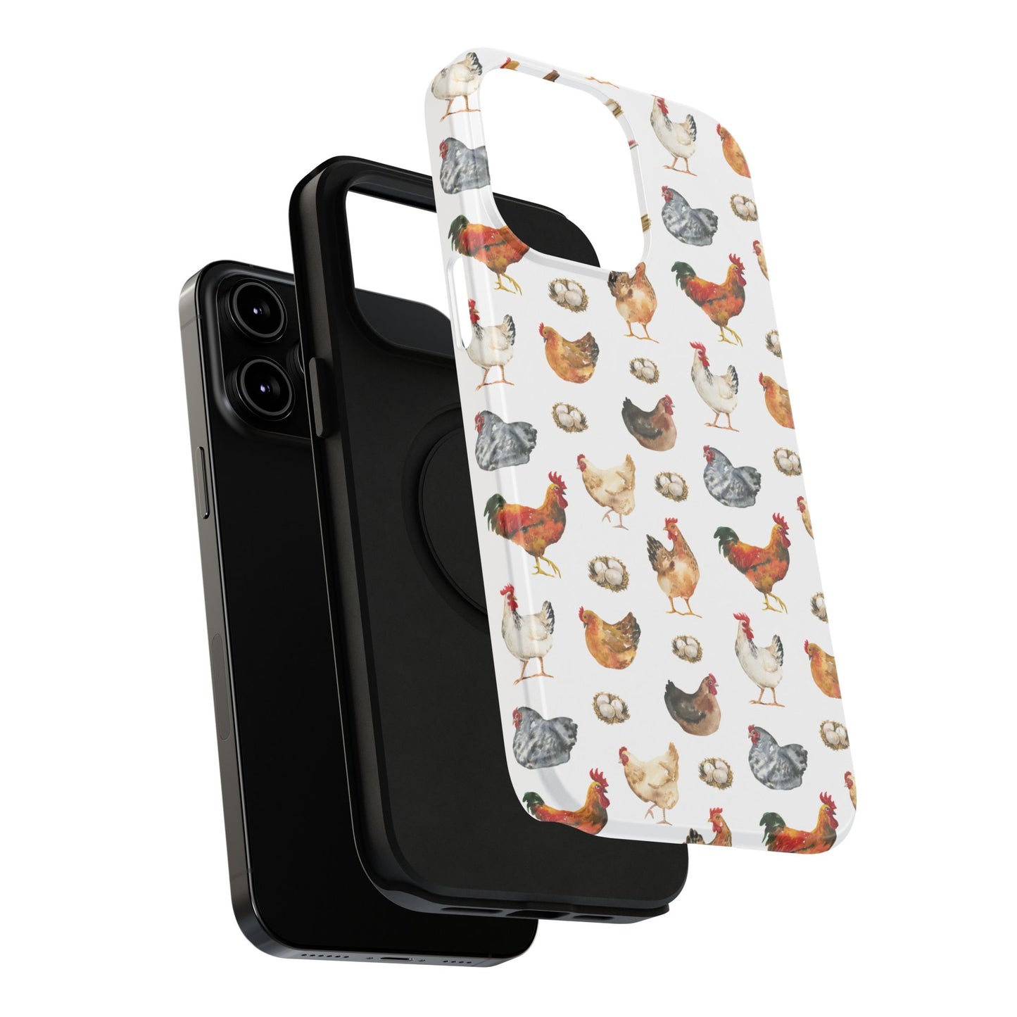 Impact-Resistant Phone Case - Chicken Love