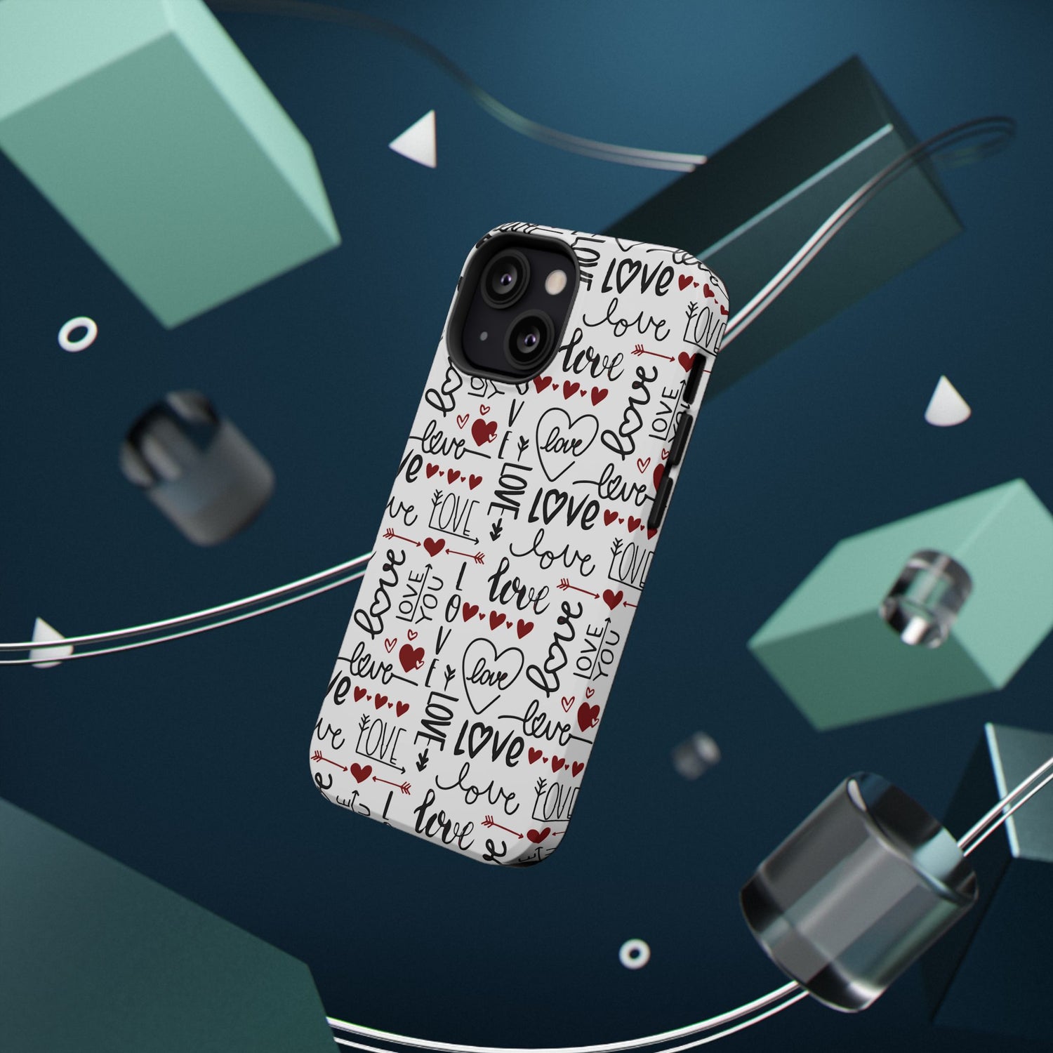 Impact-Resistant Cases-Valentine's Day Love