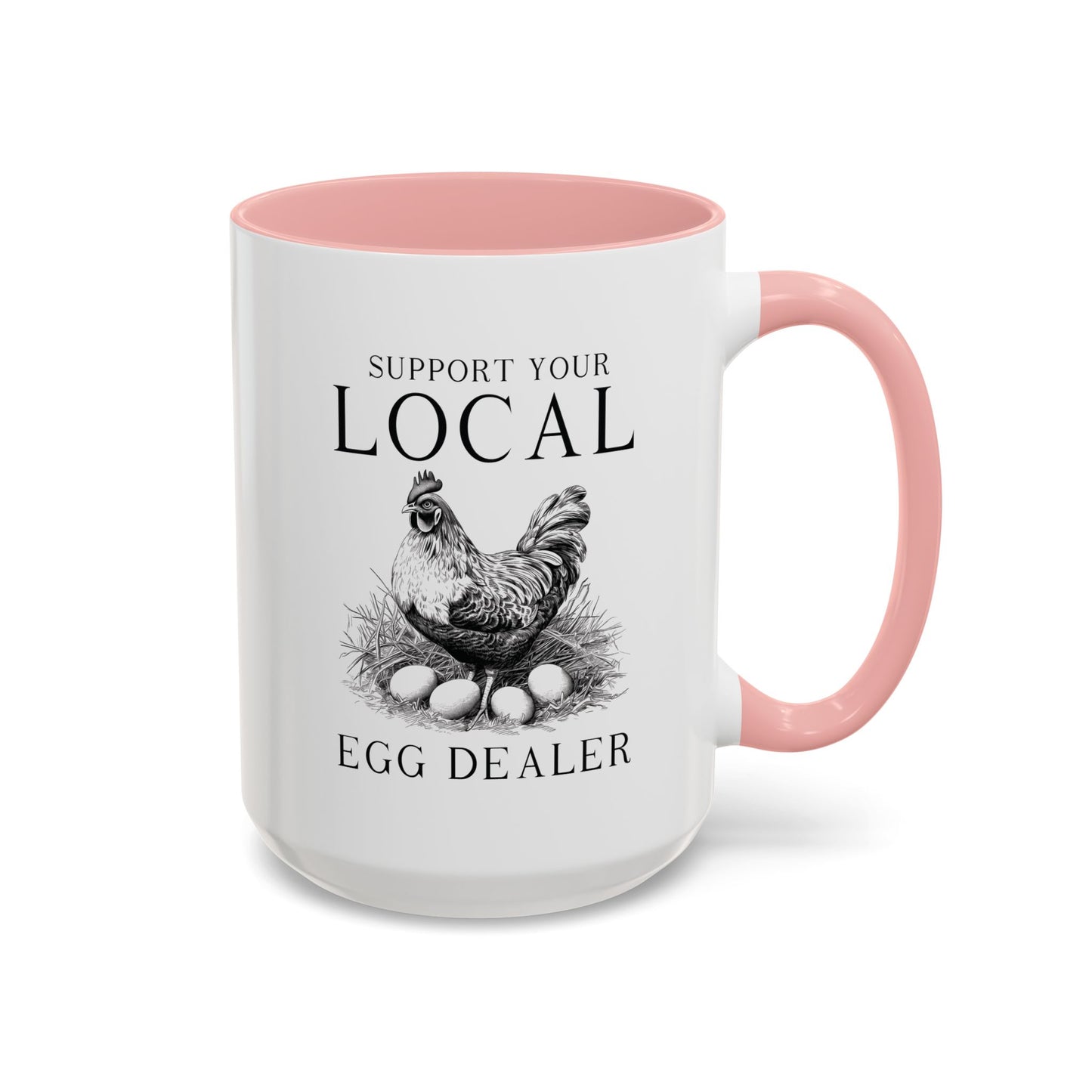 Accent Coffee Mug (11, 15oz)- Egg Dealer