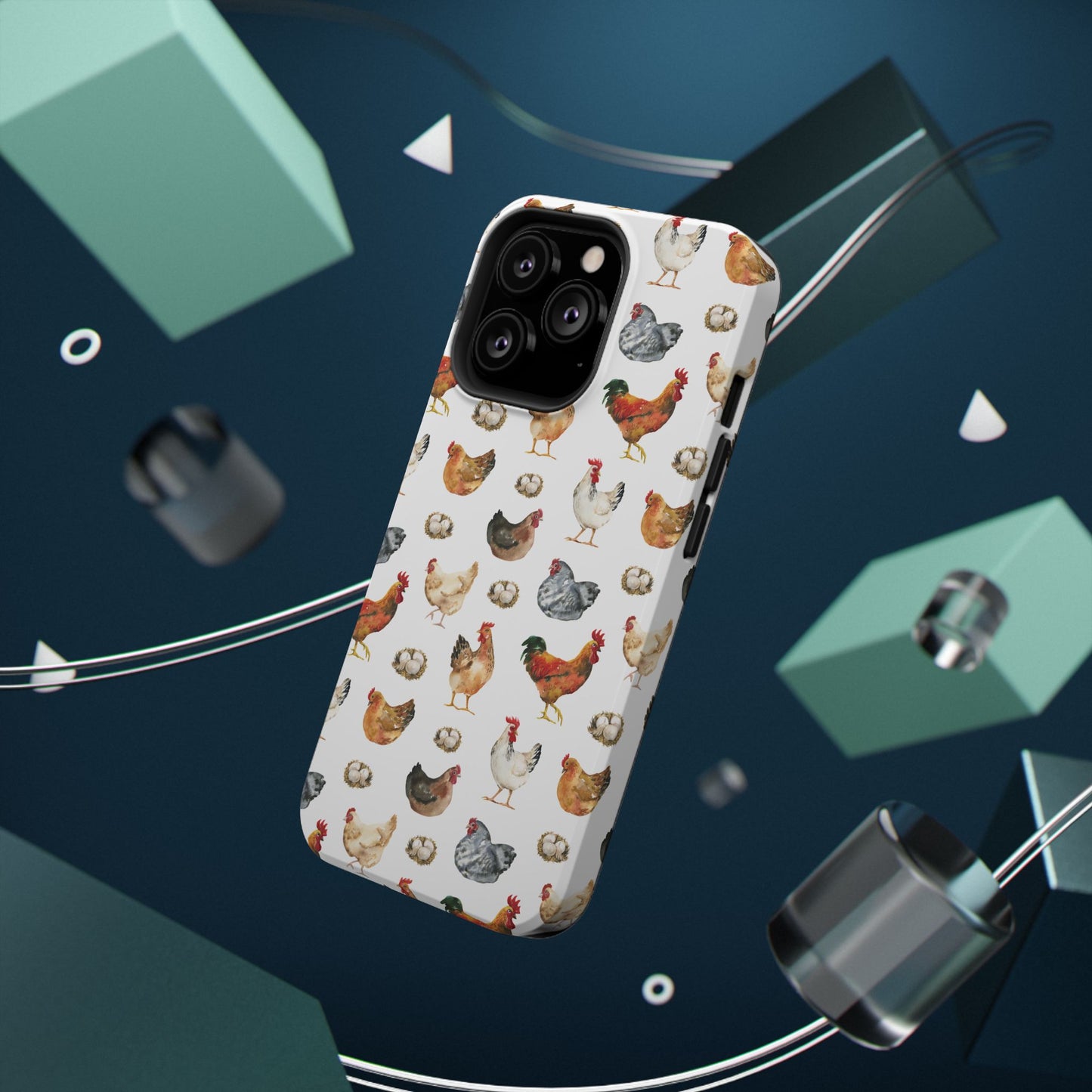 Impact-Resistant Phone Case - Chicken Love