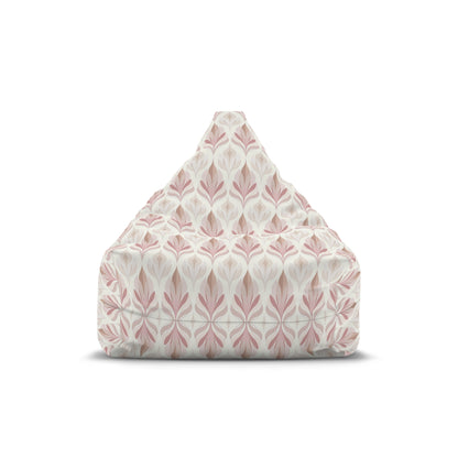 Pink, Cream Boho Bean Bag Chair Cover