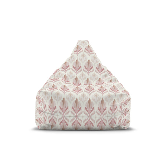 Pink, Cream Boho Bean Bag Chair Cover