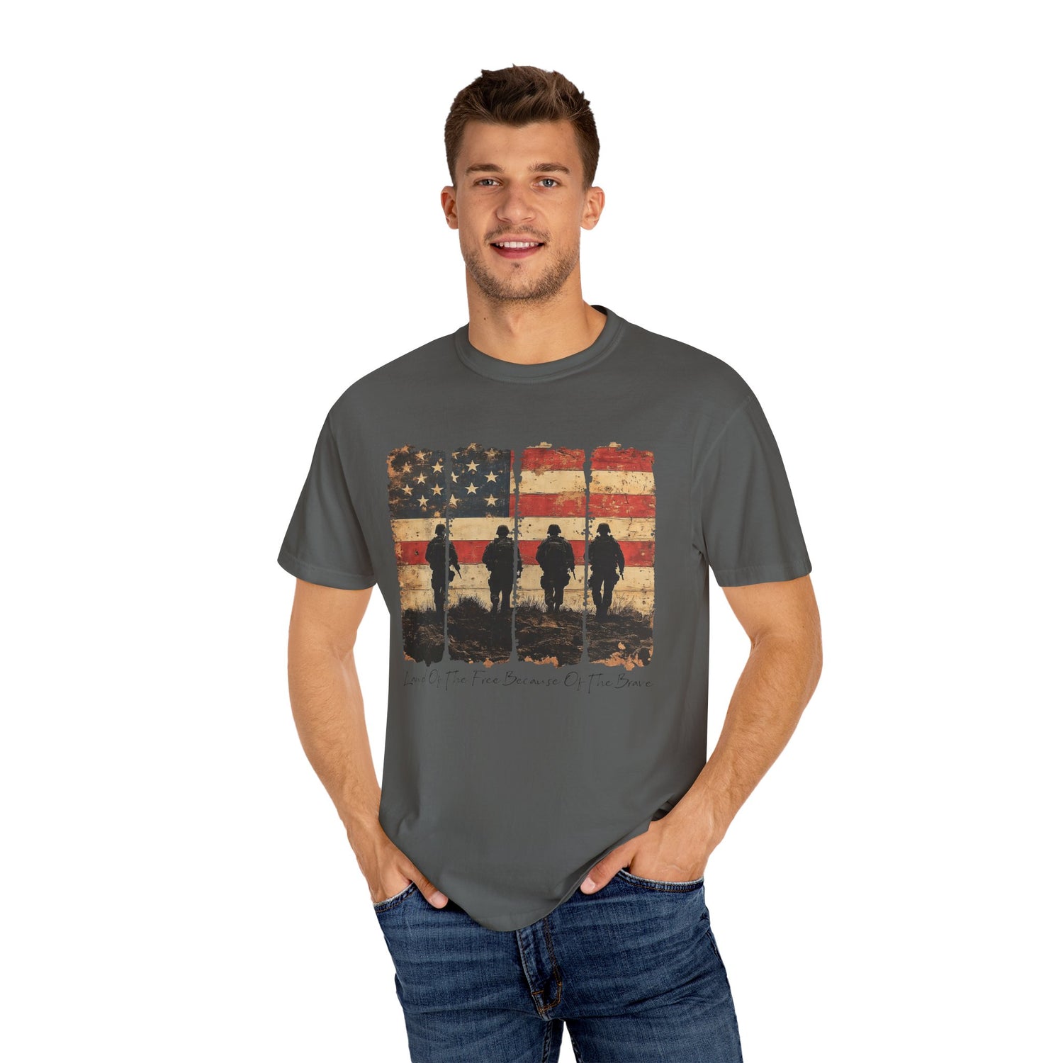 Men's Garment-Dyed T-shirt - Land of the Free