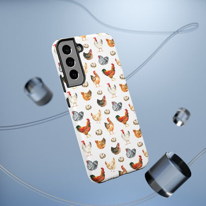 Impact-Resistant Phone Case - Chicken Love