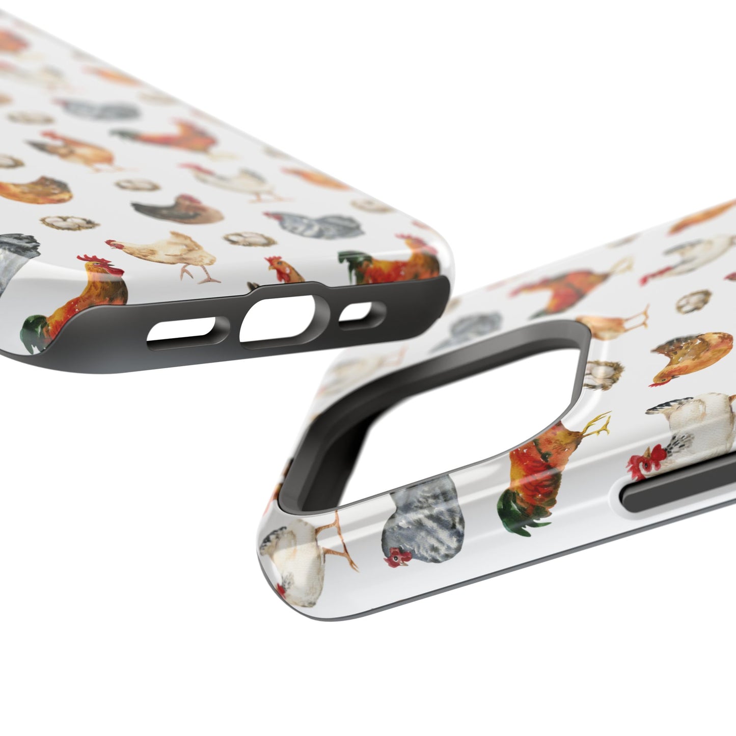 Impact-Resistant Phone Case - Chicken Love