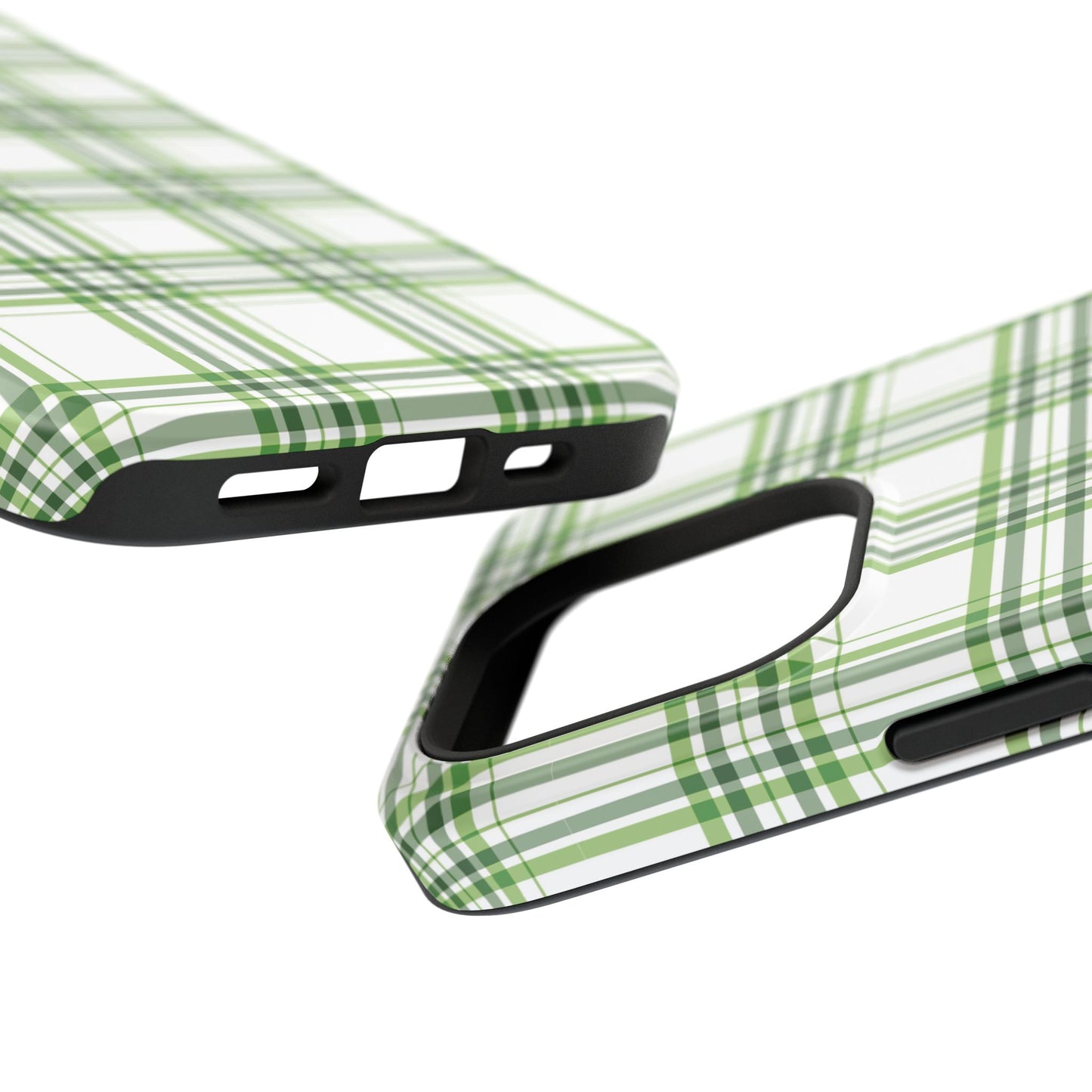 Impact-Resistant Phone Case -St. Patrick's Day Plaid