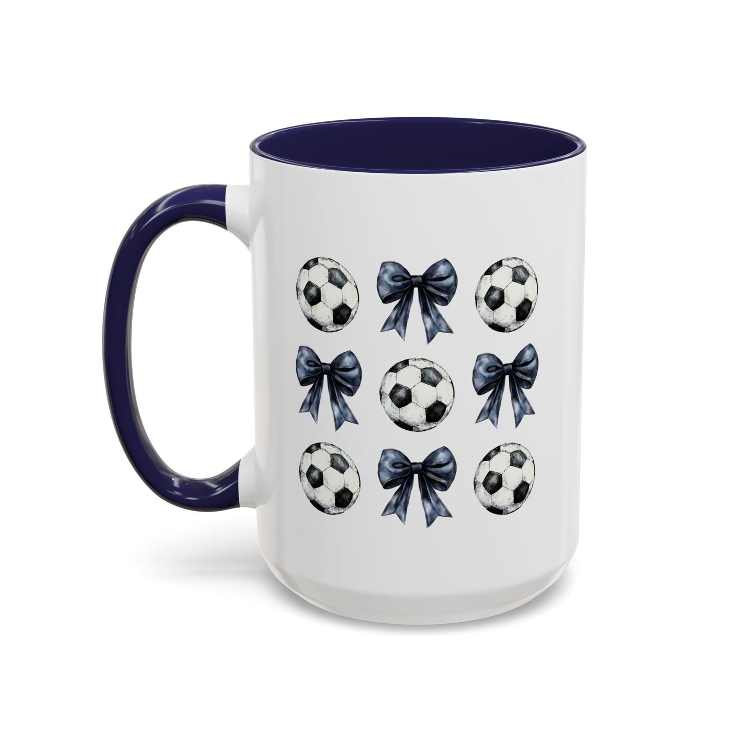 Accent Coffee Mug (11, 15oz)- Coquette Soccer