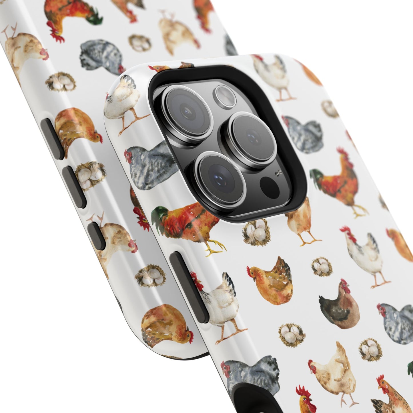 Impact-Resistant Phone Case - Chicken Love