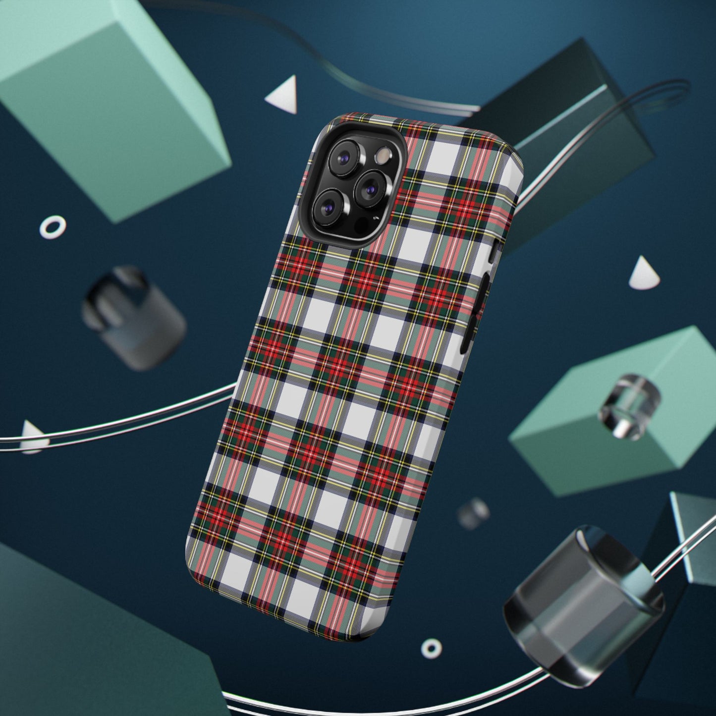 Christmas Tartan Plaid Impact-Resistant Phone Case