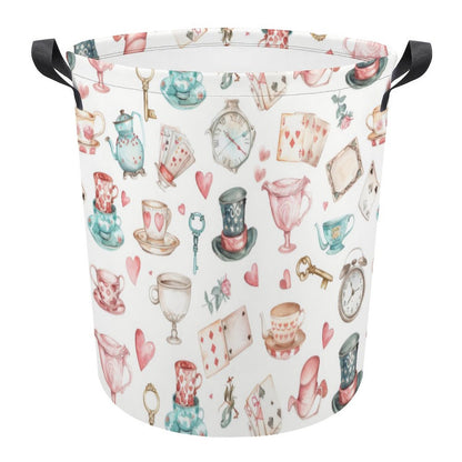 Collapsible Laundry Hamper- Watercolor Wonderland