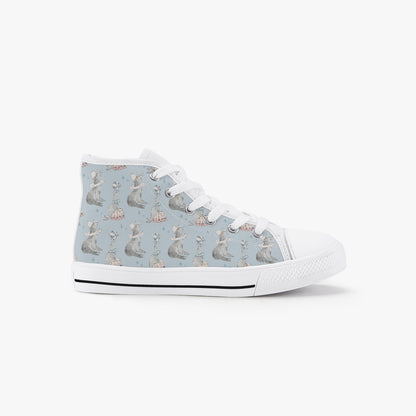 Unisex Circus Seals Kid’s High-Top Canvas Shoes