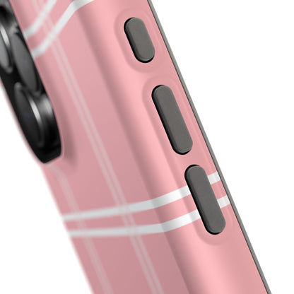 Impact-Resistant Phone Case -Girly Plaid