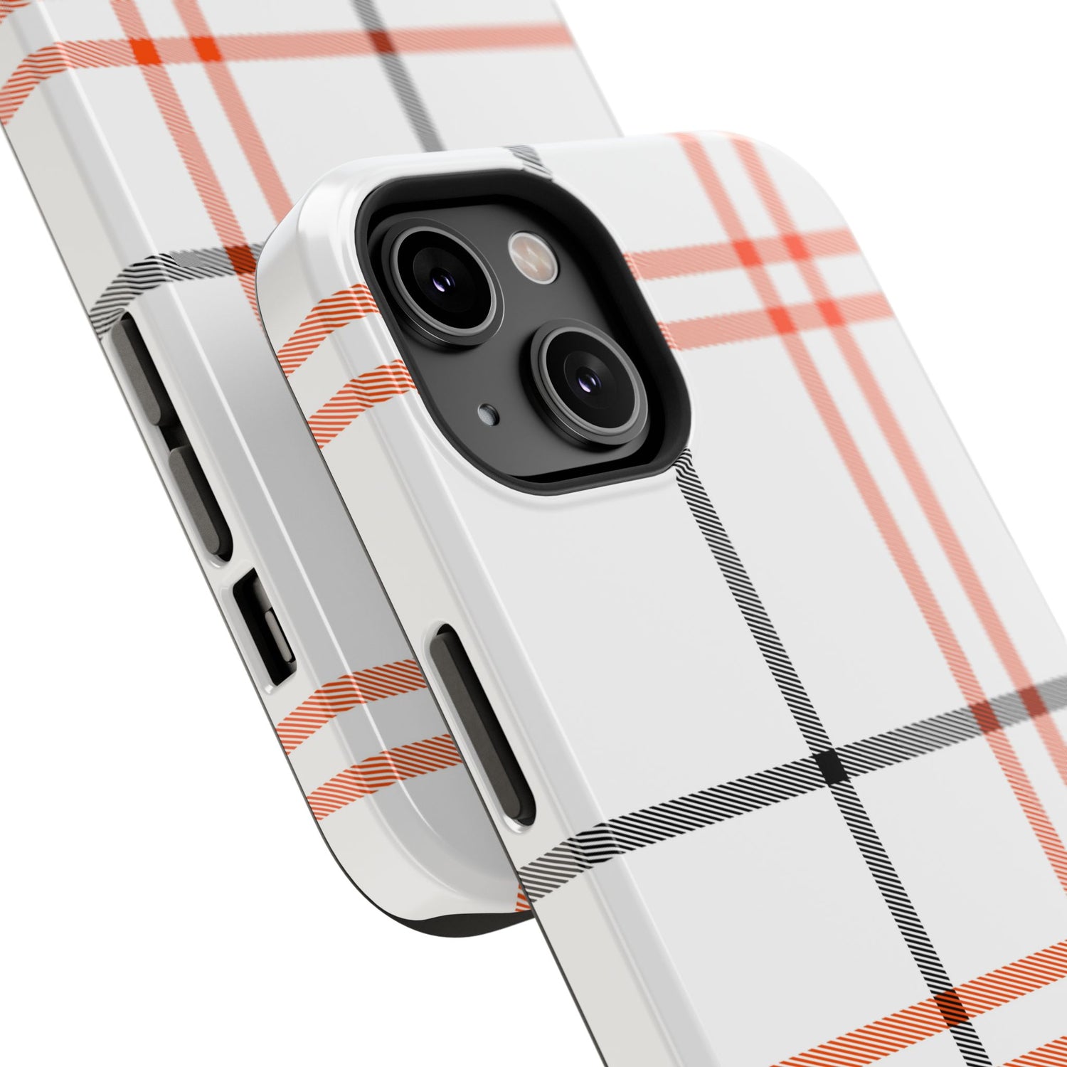 Fall Tartan Plaid  Impact-Resistant Phone Case