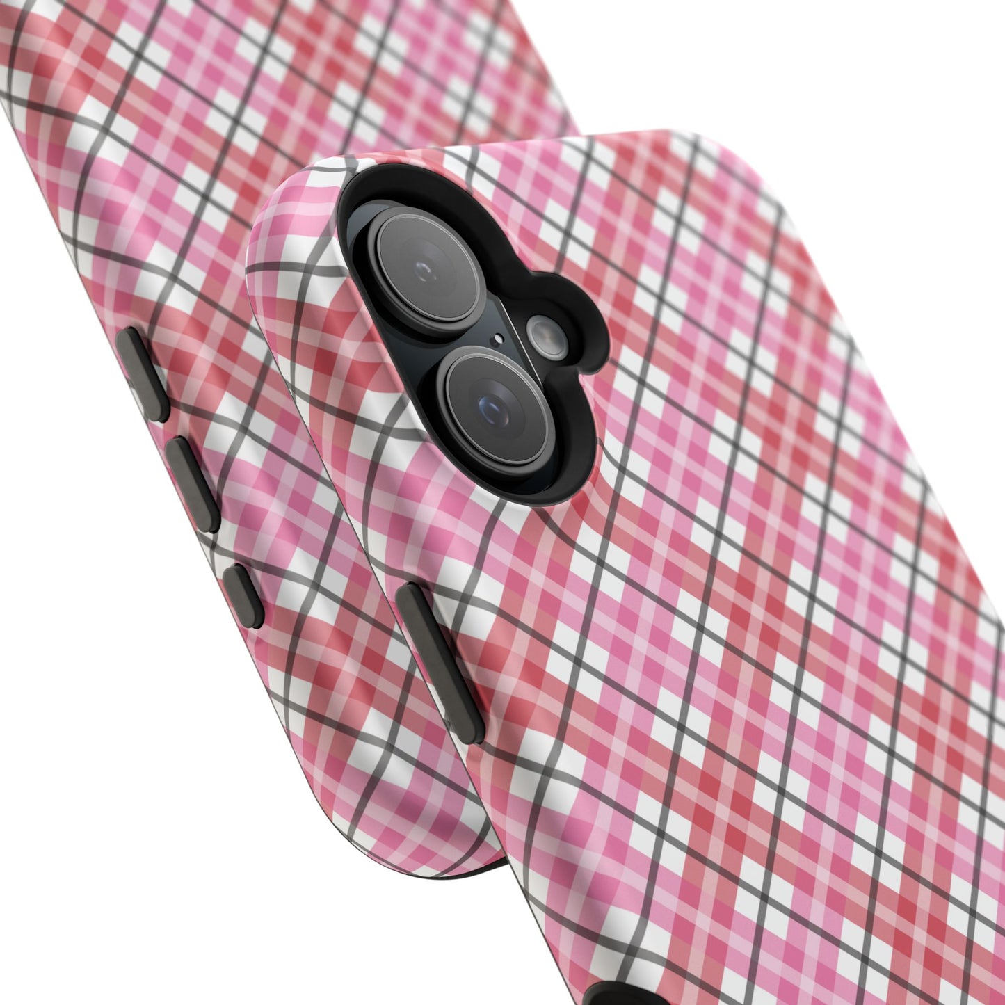 Impact-Resistant Phone Case - Valentine Plaid