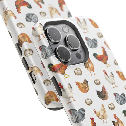 Impact-Resistant Phone Case - Chicken Love