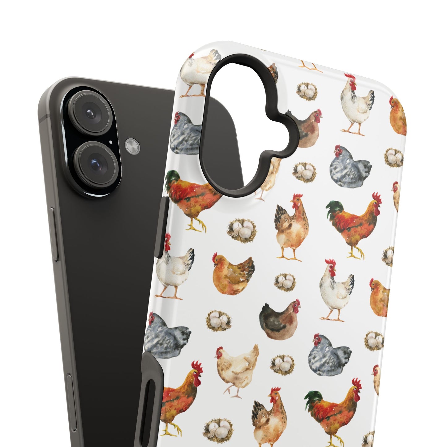 Impact-Resistant Phone Case - Chicken Love