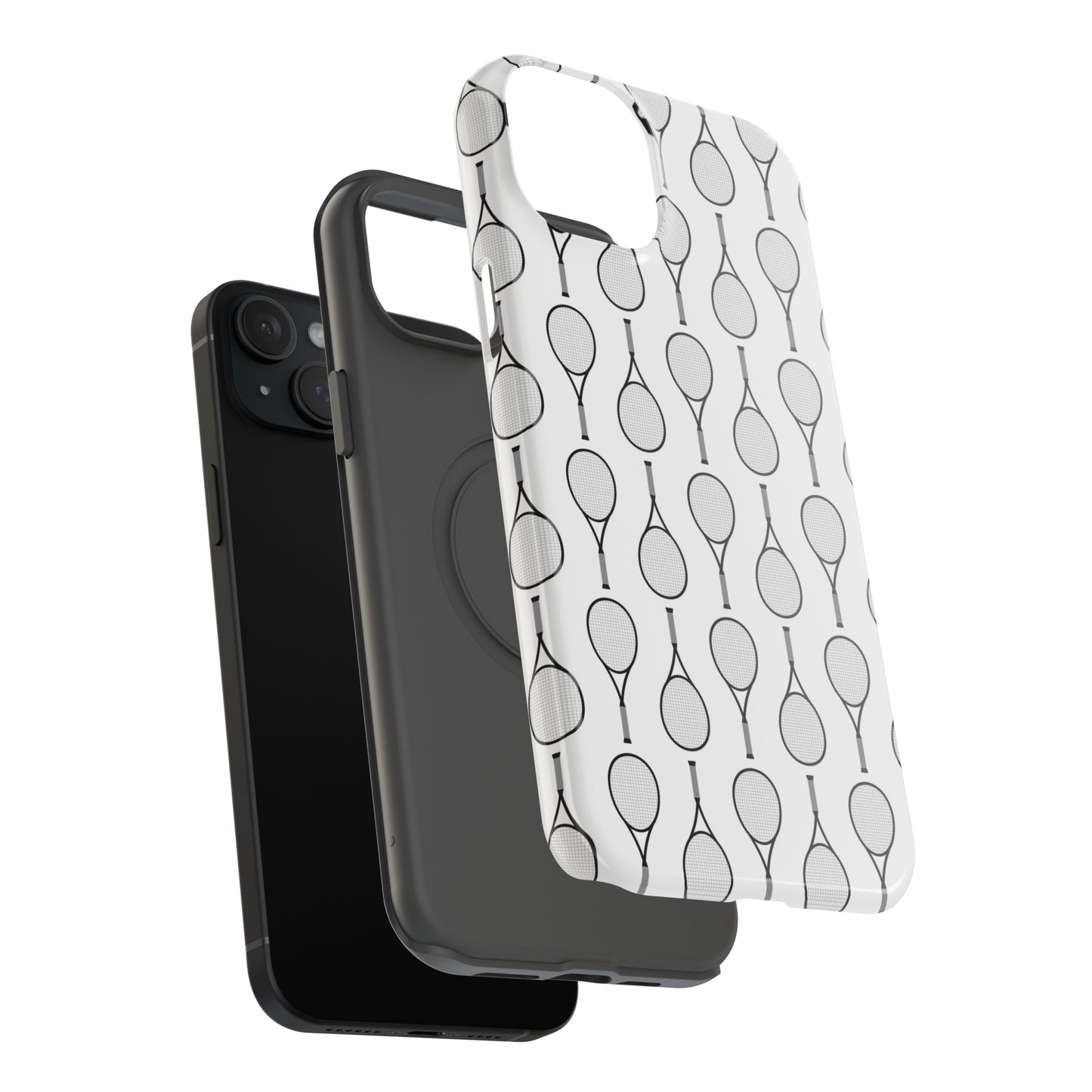 Impact-Resistant Phone Case- Tennis Racquets