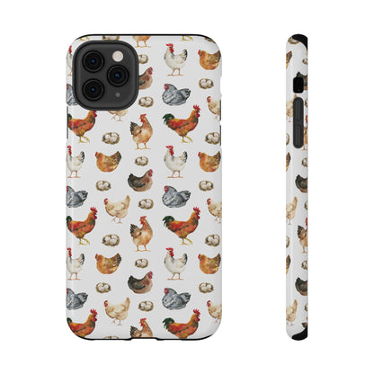 Impact-Resistant Phone Case - Chicken Love